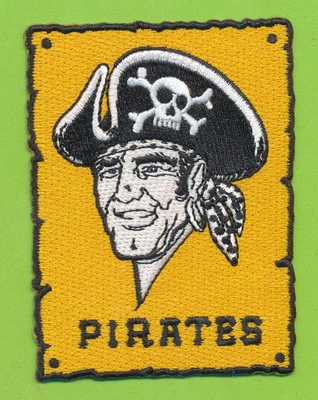 #ad #ad 3 3 8quot; x 2 1 2quot; Embroidered Retro Patch Pittsburgh Pirates 1967 86 $3.60