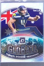 2021 Donruss Optic Michael Dickson #GB-6 Seahawks GloBall