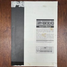 MANUALE D'USO VINTAGE ROLAND JP-8000