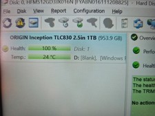1TB SSD Origin Storage Inception TLC830 Pro Series 1TB 2.5" SATA SSD - tested: