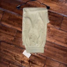 A New Day Pants Womens Medium Olive Green Jogger Elastic Waist Lyocell Blend