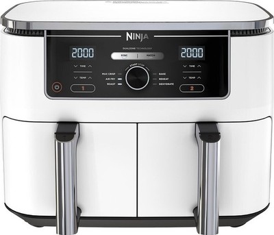 NINJA AF400EUWH Foodi Max Dual Zone Airfryer digitale 6in1 Heißluftfritteuse