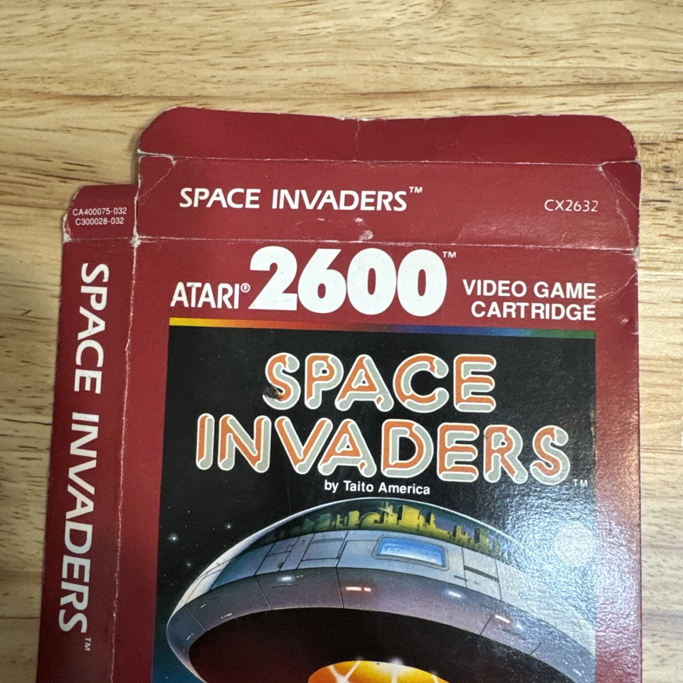 Atari 2600 - 1988 - SPACE INVADERS Red Label Game, Box, Instructions - Image 4 of 4