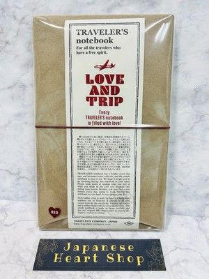 TRAVELER'S Notebook - LOVE AND TRIP Limited Edition Red (Regular