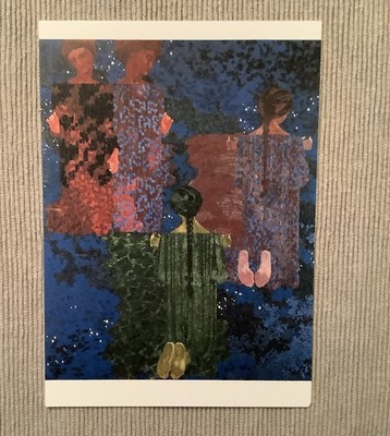 1 Postkarte, Augusto Giacometti, Das Kreisen der Planeten, Weibliche Geschöpfe