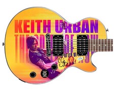 Keith Urban The Speed of Now LP CD Autographed  Graphics Gibson Epiphone Guitar 