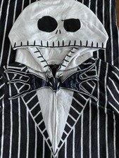 Disney Nightmare Before Christmas Jack Skellington Union Suit Pajama Medium 8/10