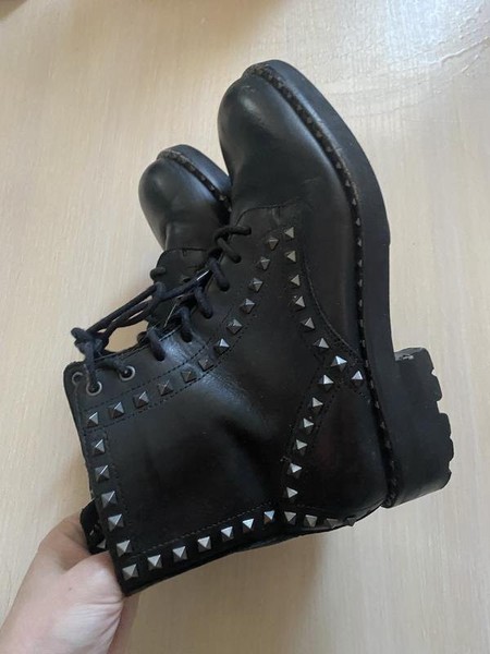 Women Ash Boots Black 37 #59ZZ