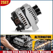 2x Alternator 130 A for Honda Odyssey RB1 31100-RFE-003 31100-RFE-013 Generator