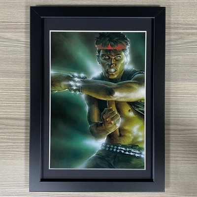 OLIVER FREY FRAMED ART RENEGADE ZX SPECTRUM COVER