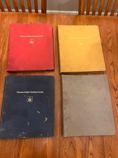 1965 Famous Artists Painting Course Complete 4 Binder Set 1-17  Study Guide