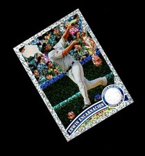 2011 Topps DIAMOND SILVER REFRACTOR FOIL SP EDWIN ENCARNACION! Blue Jays
