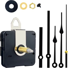 31mm Quartz Clock Movement Long Shaft DIY Repair Kit with 2 Pairs Hands