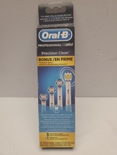 Oral B Professional Braun Precision Clean Bonus Pack 4 Replacement Brush Heads