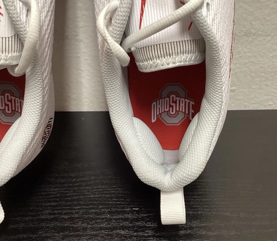 Nike Ohio State PE Vapor Edge Speed 360 2 Fútbol Talla 11 Ancho FJ6380-102 RARO Foto 3 de 4