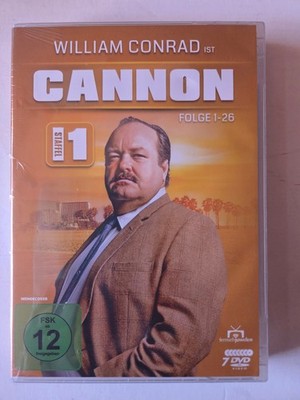 CANNON - WILLIAM CONRAD - STAFFEL 1 - FOLGE 1-26  - DVD; NEU; OVP