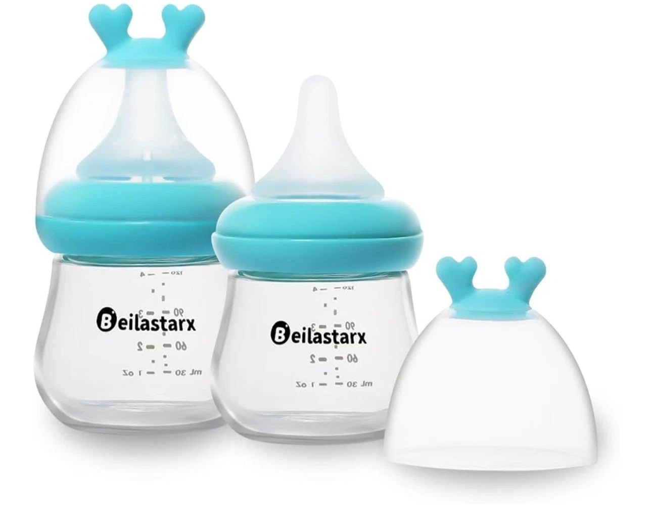 Beiladtarx Newborn Glads Baby Bottle Blue 4 ounces