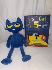 Pete the Cat I Can Read Book Lot of 12 Stories In 1 14 Animal Plush-James Dean