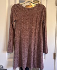 Heather Red Sweater Dress Comfy and Stretchy Women’s Size Medium