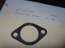 1976-79 KAWASAKI KE175 KD175 KE KD 175  FUEL DRAIN GASKET NOS OEM P/N 14049-006