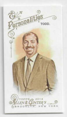 CHUCK TODD 2014 TOPPS ALLEN GINTER MINI NNO PARALLEL /50 MG | eBay