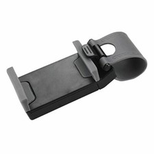 Universal Gray CAR MOUNT HOLSTER CLIP On Steering Wheel Cell Phone GPS Holder