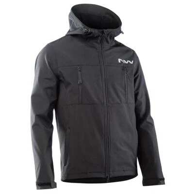 Northwave MTB-Jacke Easy Out Softshell Schwarz