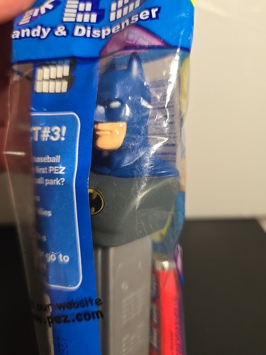 Pez Candy Dispenser Batman Blue & Gray Original Packaging - Bild 2 von 4
