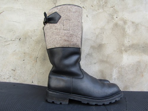 Ludwig Reiter Maronibrater Boots size US 8 Leather & Wool Shearling - Picture 4 of 10