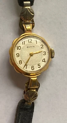 CCCP Russland - seltene Art Deco Uhr Damen - Handaufzug - Werk läuft - Bild 1 von 4