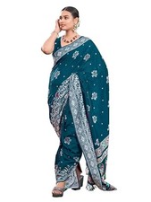 Women' s Trendy Banarasi Woven Saree with Heavy Work Jacquard saree with Blouse