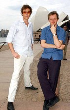 Lead singer of 'The Whitlams' Tim Freedman with violin virtuoso Ri- Old Photo 5 Lead singer of 'The Whitlams' Tim Freedman with violin virtuoso Ri- Old Photo 5