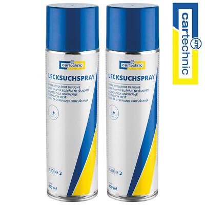 2x Cartechnic Lecksuchspray 400ml Dichtigkeitsprüfung Tester