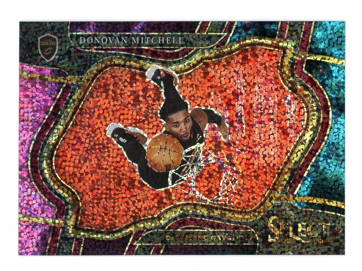 2022-23 Panini Select #231 Donovan Mitchell Courtside Cosmic Prizm SP