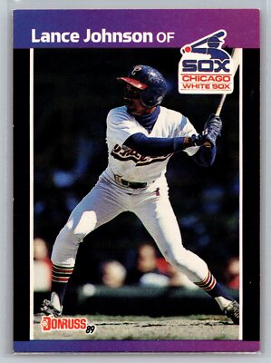 1989 Donruss  Baseball #606 Lance Johnson  Chicago White Sox