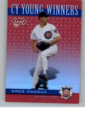 2005 Leaf Cy Young Winners Gold #11 Greg Maddux 350 (ref 134791)