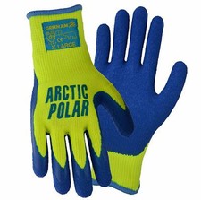 Green Jem Arctic Polar XLarge XL Work Gloves Extra Grip Extreme Winter Warm
