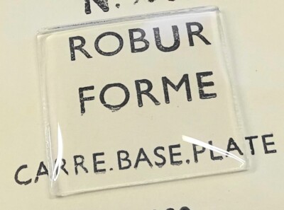 Glass DOME Square 28 Mm Base Plate Robur