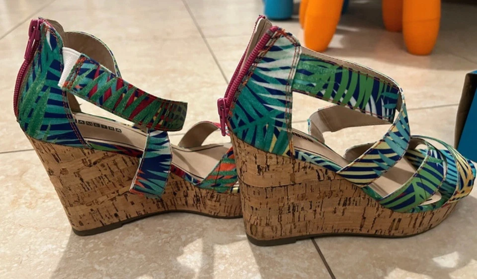 Sandali Zeppa Donna Colorati - Immagine 3 di 4