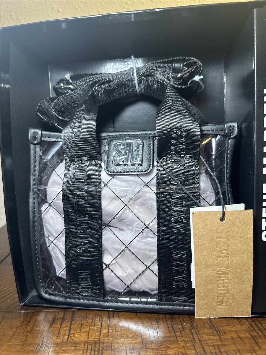 【Steve Madden】 Kinsleyビーズ装飾ミニショルダーバッグ KINSLEY Beaded Bag Blue Multi Beaded Mini Handbag – Steve Madden