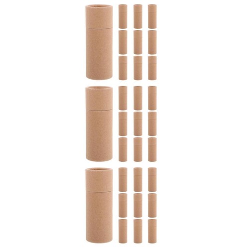 60 Stück runde Pappschachteln, 20 ml Kraftpapier-Röhrenbehälter für - Bild 7 von 12