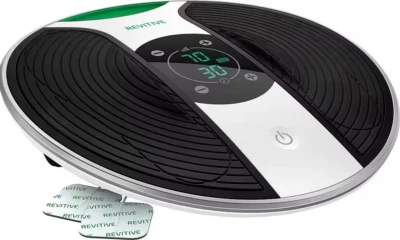 Revitive Medic Durchblutungs Stimulator EMS Fußmassage Gerät kabellos weiß