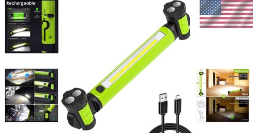 Durable Cordless 2500LM Magnetic Work Light - Ideal for Mechanic & Emergency Use - Picture 2 of 9