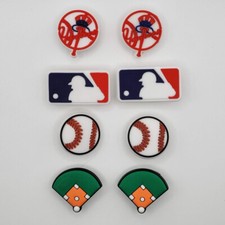 MLB New York Yankees Baseball Team For Crocs Shoe Charms Jibbitz - 8 Pieces