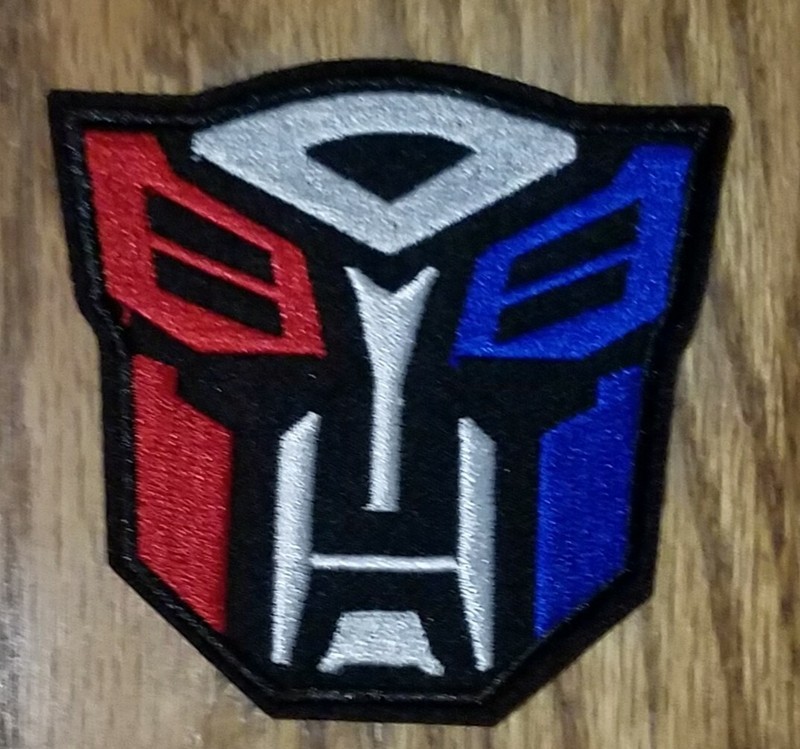 One Brand New Transformers Autobots Embroidered patch GI Joe Thundercats He Man