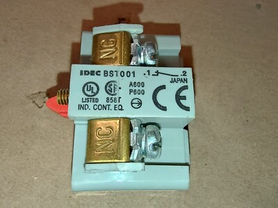 IDEC BST001 (BST-001) Contact Block, Normally Closed