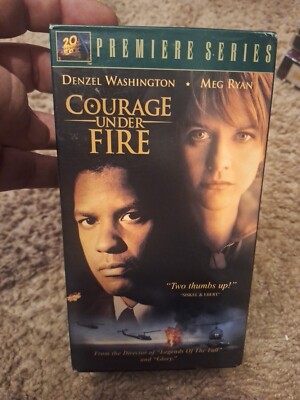 Courage Under Fire VHS 1996 Denzel Washington Meg Ryan **Buy 2 Get One Free**