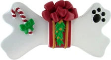Dog Bone Personalized Christmas Tree Ornament