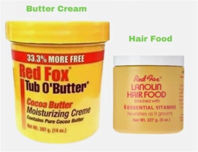 Red Fox Tub O' Butter Feuchtigkeitscreme/Lanolin Haarfutter   UK kostenloser Versand