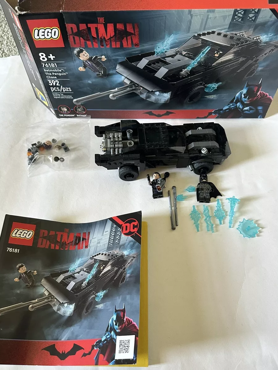 The Batman Batmobile: The Penguin Chase Lego Set 76181 DC 2022 Toy Car  Model